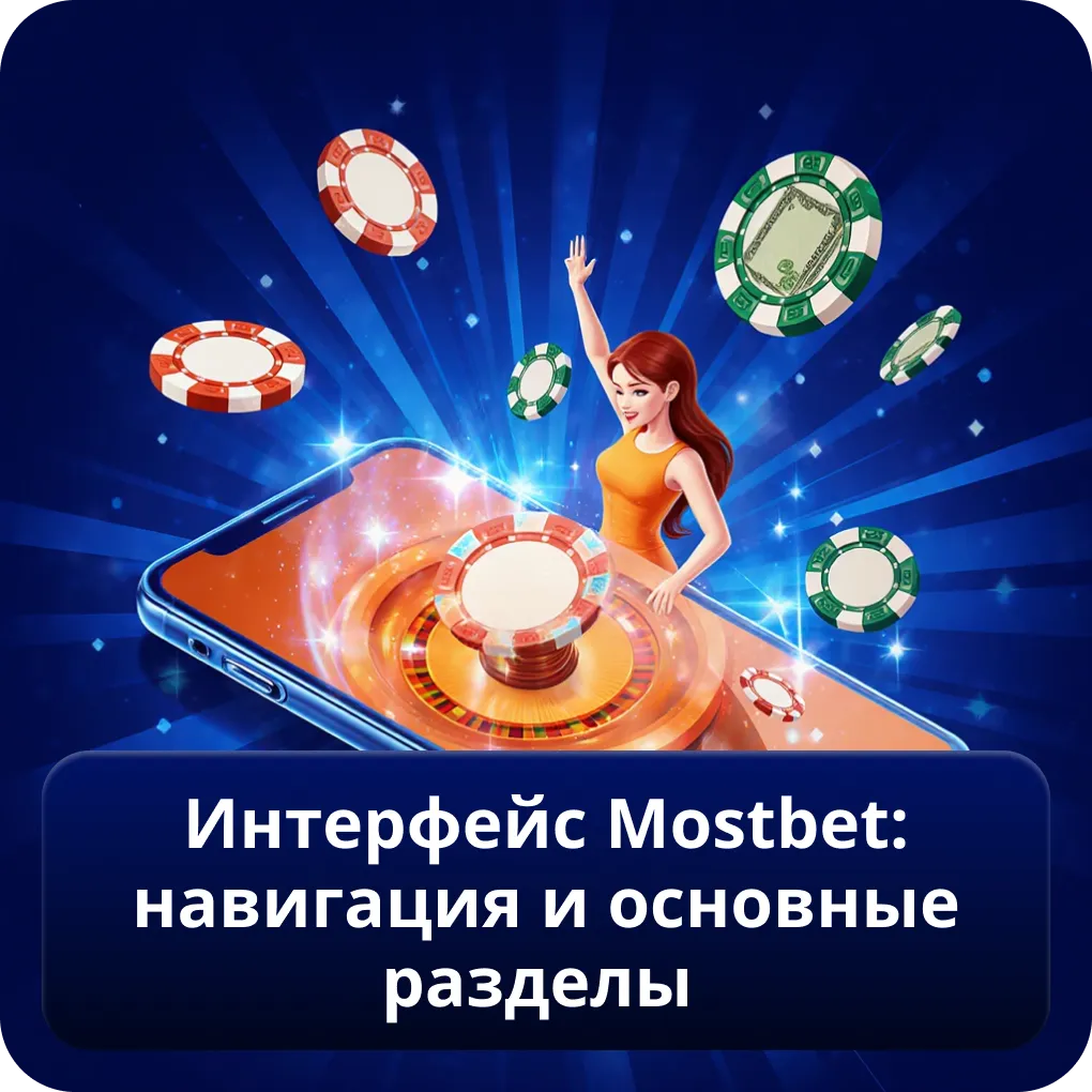 Интерфейс Mostbet: навигация и основные разделы