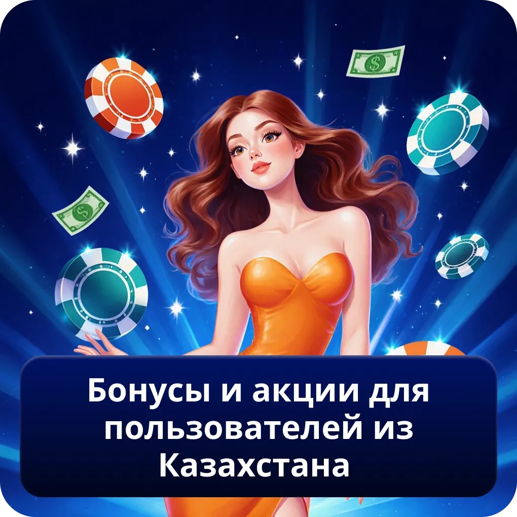 Бонусы и акции для пользователей из Казахстана